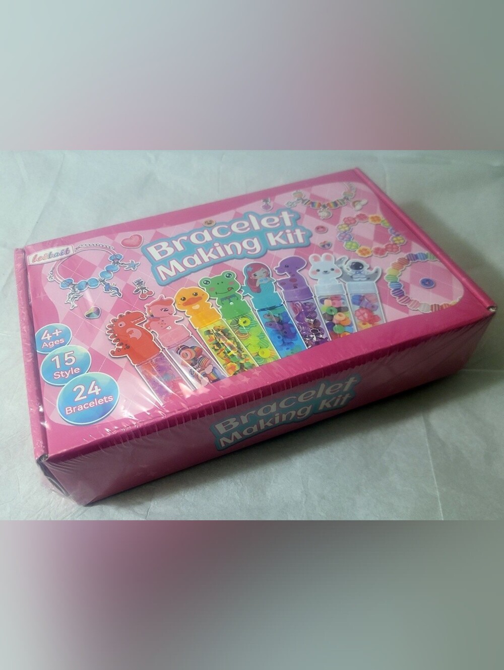 BNIP SEALED - 24 Pack Bracelet Making Kit - Kids Girls Art Crafts